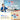 Child playing with a drone indoors, with text about altitude hold and headless function.